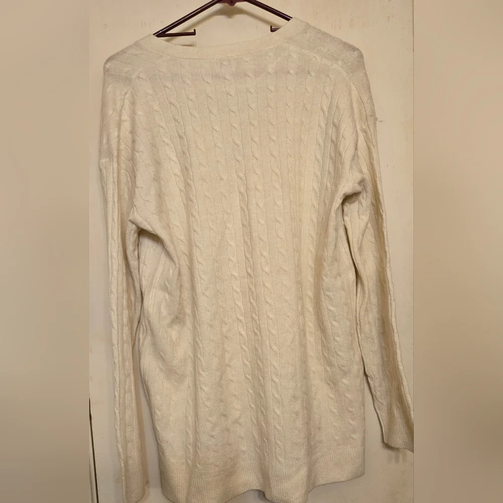 A New Day Cream Cardigan Cozy Sweater - Picture 2 of 4